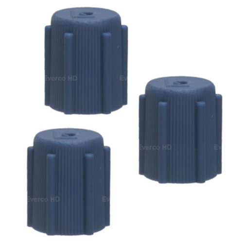 Everco 995048 Service Cap, Low Side STD Retrofit (3 Pack) (59987)