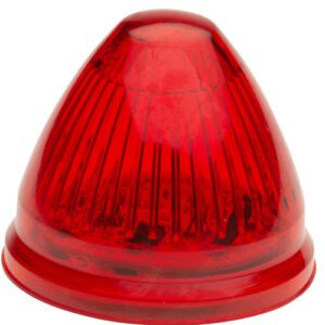 Grote G3092 Clearance Marker, 2" Red Beehive, 9 Diode