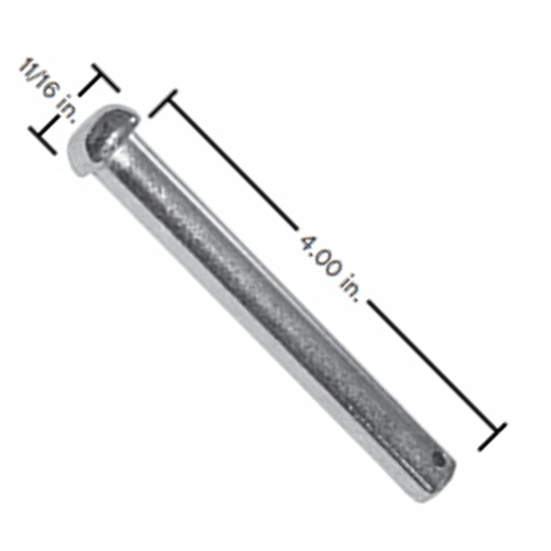Pro-Fit SWH-DY01 Hinge Pin Steel , 1/2 X 4 1/4, W/Hole R5248614