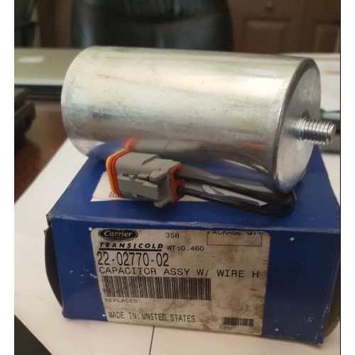 Carrier Transicold 22-02770-02 Capacitor Assembly w/Wire Harness