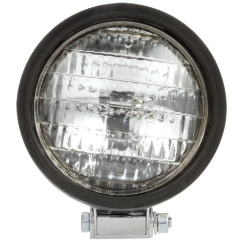 Truck-Lite 80360 Work Light, Round Incandescent Black, 1 Bulb, Par 36 5 in. Stripped End, 12V