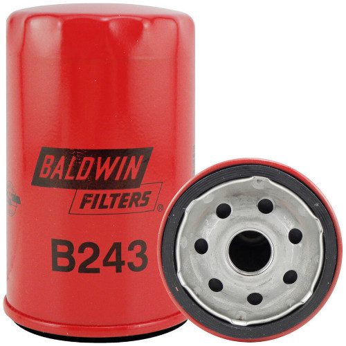 Baldwin B243 Oil Filter, Spin-On, Heavy Duty, Full Flow