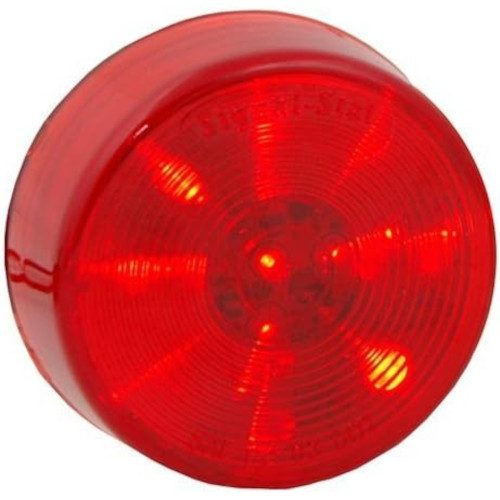 Truck-Lite 1050-3 Marker Light, LED, Red Round, 13 Diode, P2, Pl-10, 12V