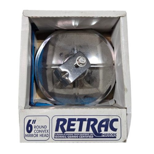Retrac 80667 Side Mirror Universal 6" w/ Bracket (Imperial)