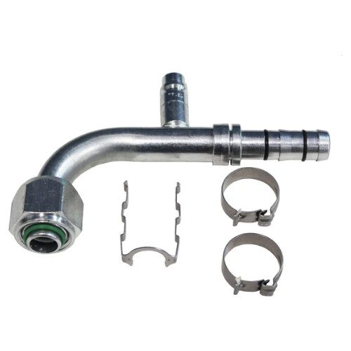 Red Dot 70R8096 Fitting, AC Hose EZ Clip #6 Female 90 High Charge Port (Genuine)